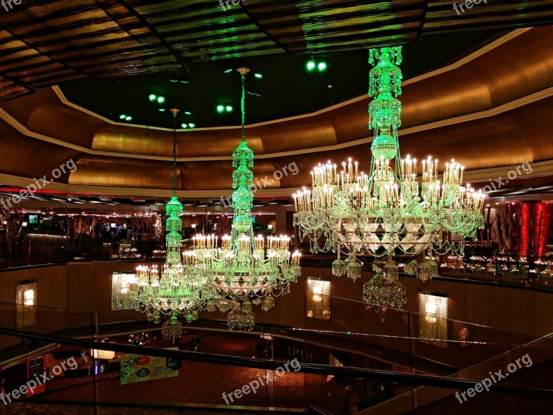 Chandelier Taj Mahal Atlantic City Casino Gambling