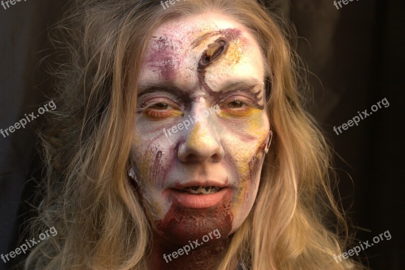 Woman Girl Dead Death Zombie