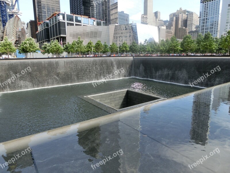 Ground Zero Monument Usa New York World Trade Center