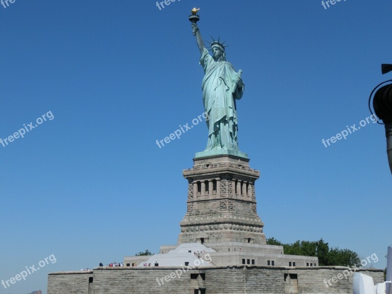 Statue Of Liberty Usa New York Freedom America