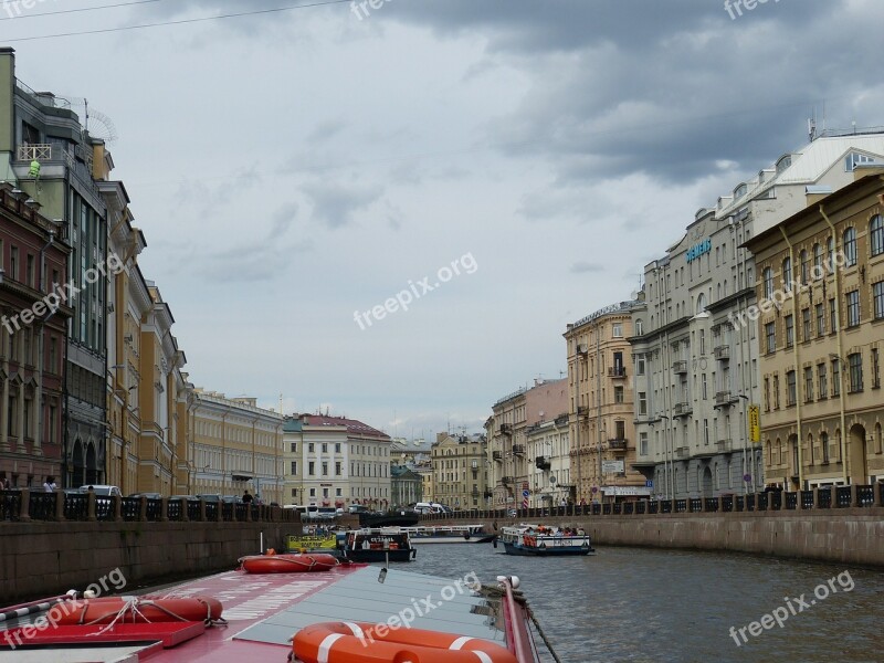 St Petersburg Channel Russia Sankt Petersburg River