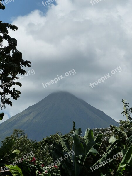 Volcano Arenal Mountain Costa Rica Central America