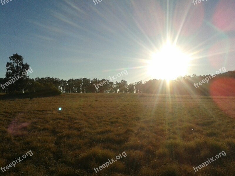 Sunrise Morning The Meadow Mount Indonesian