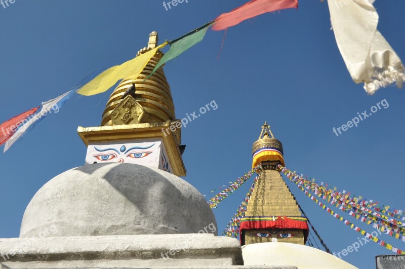 Monastery Buddhism Monks Pray Religion