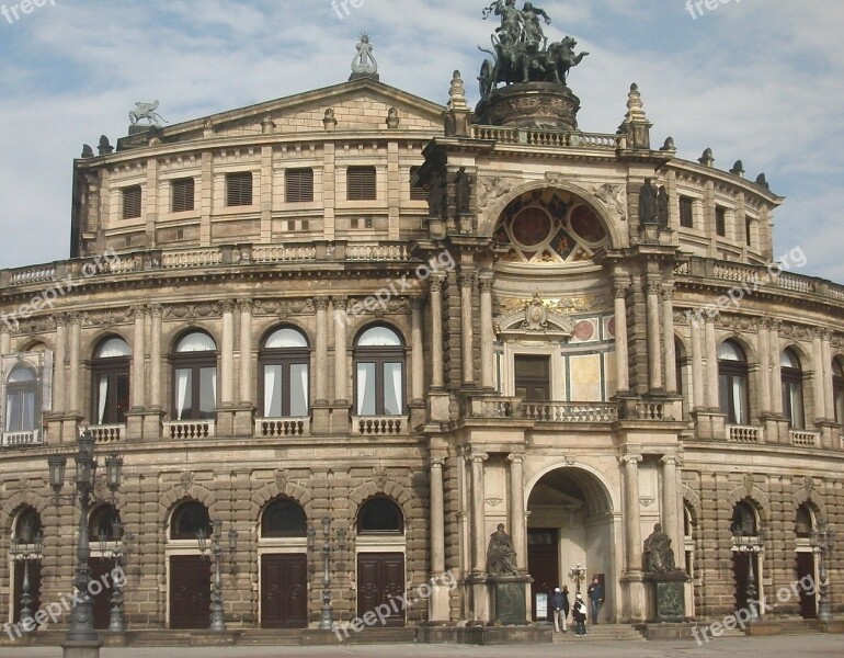 Dresden Opera Building Free Photos