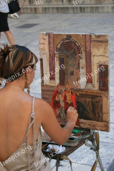 Painter Romans Gladiators Croatia Free Photos