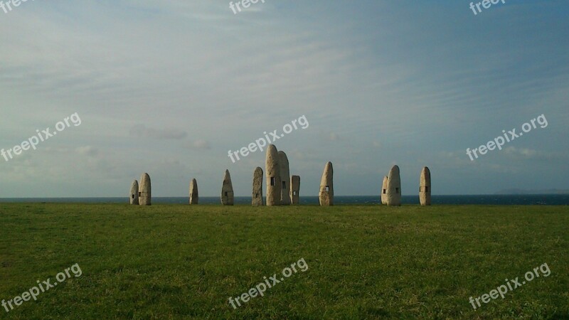 Coruña Monument Excursion Walk Field