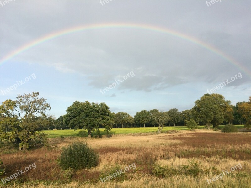 Rainbow Clouds Hope Sky Nature