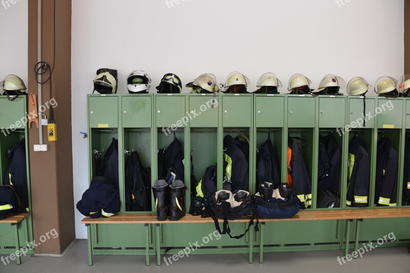 Fire Locker Dresses Helmets Shoes