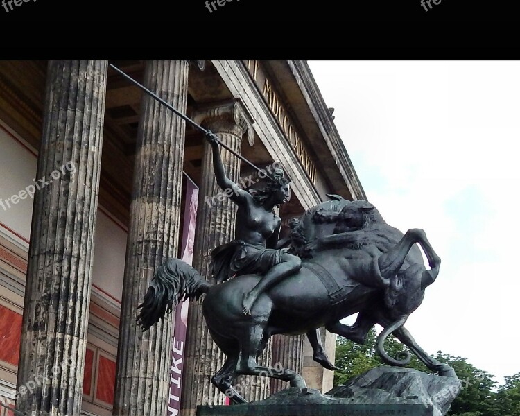 Berlin The Statue Figure Monument Free Photos