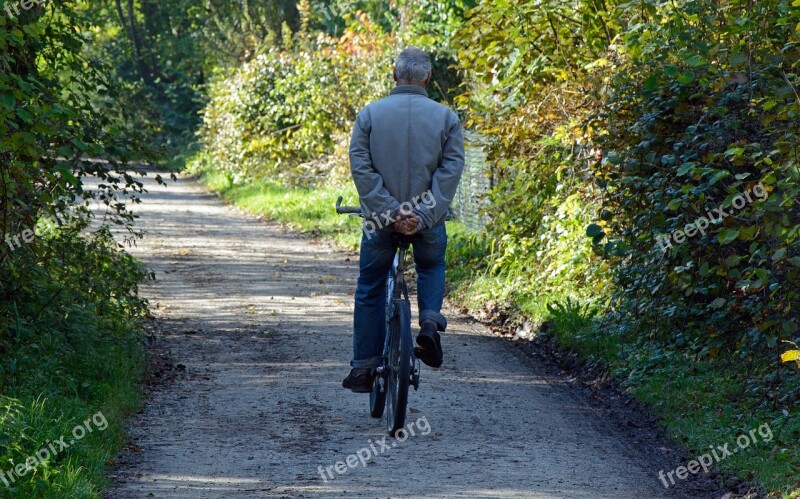 Cyclists Person Individually Leisure Recovery