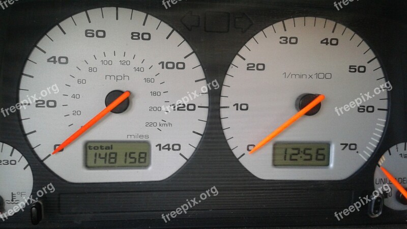 Speedometer Instrument Cluster Mileage Free Photos