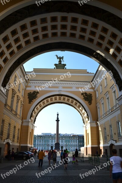 St Petersburg Russia Major State Palace Square Hermitage