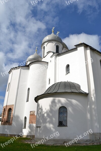 Russian Church Russia Novgorod Orthodox Church Veliky Novgorod