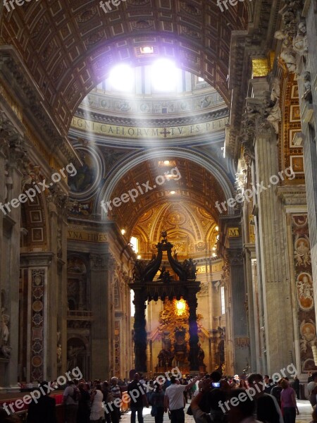 Saint-pierre Rome Basilica Free Photos