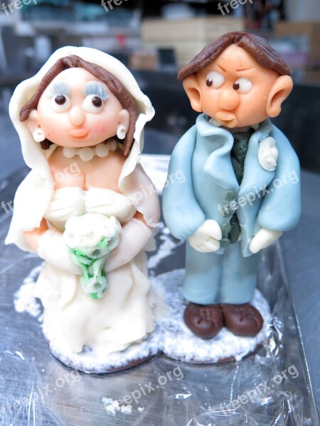 Marzipan Doll Wedding Cake Free Photos