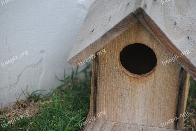 Birdhouse Wooden Wood House Decoration