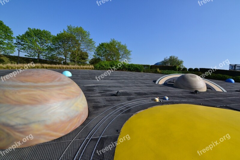 Solar System Planets Sun Space City Toulouse