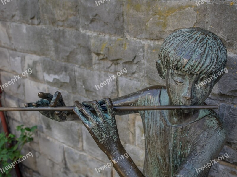 Flute Music Art Statue Instrument