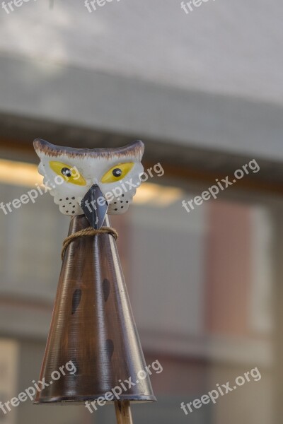 Decorative Items Owl Garden Animal Metal