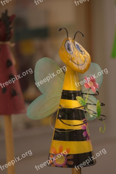 Decorative Items Bee Garden Animal Metal