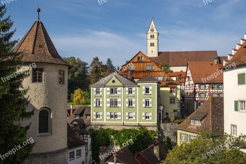 Historic Center Meersburg Lake Constance Architecture City