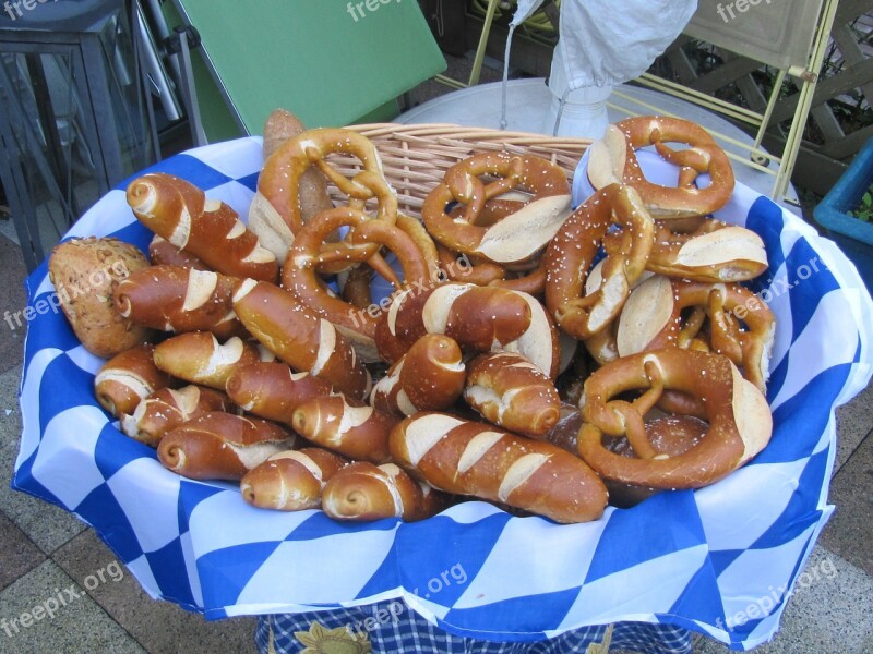 Pretzels Oktoberfest Deco October Baked Goods