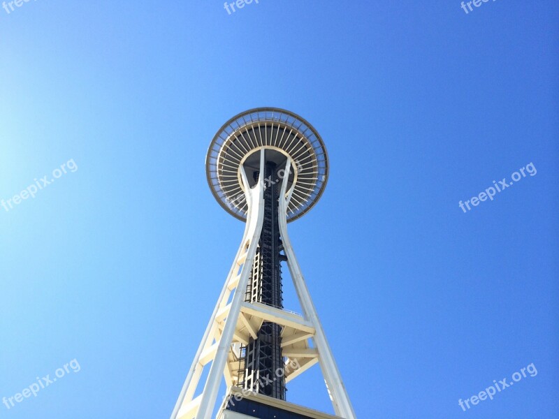 Space Needle Seattle Washington Architecture Buildings