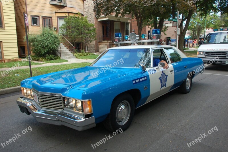 Chicago Police Impala 1974 Chevy