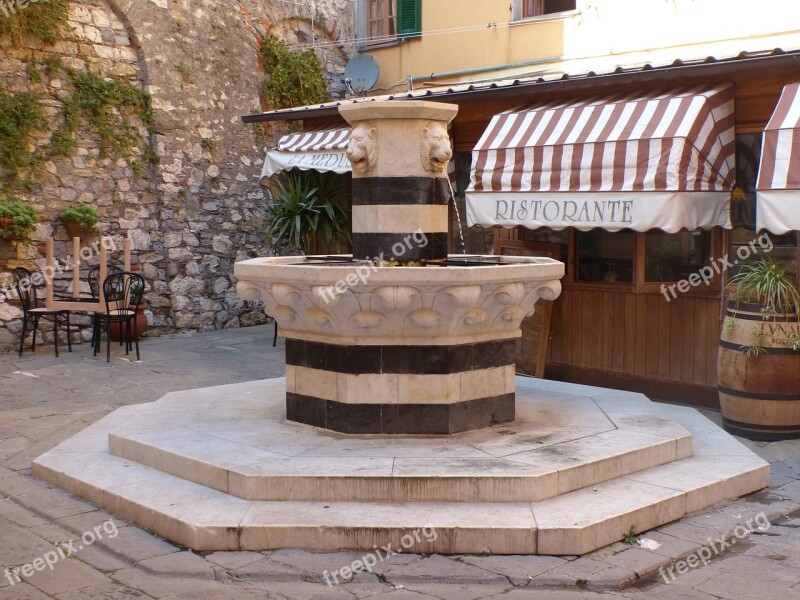 Porto Venere Fountain Tuscany Free Photos