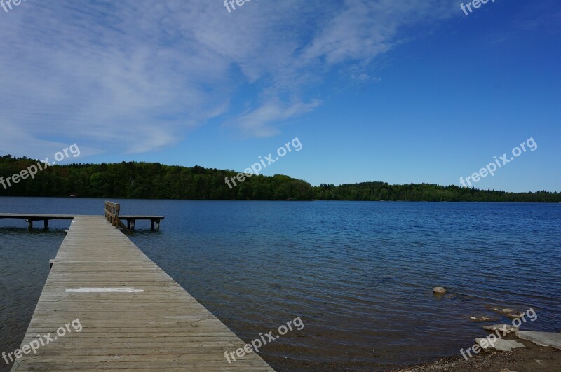 Lake Lípa Lake The Pier Nature Free Photos