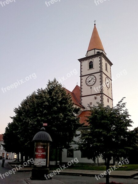 Croatia Varazdin Church Architecture Old