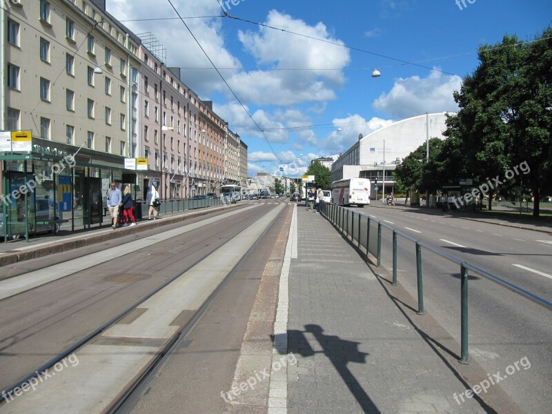 Street Helsinki Tarmac City Free Photos