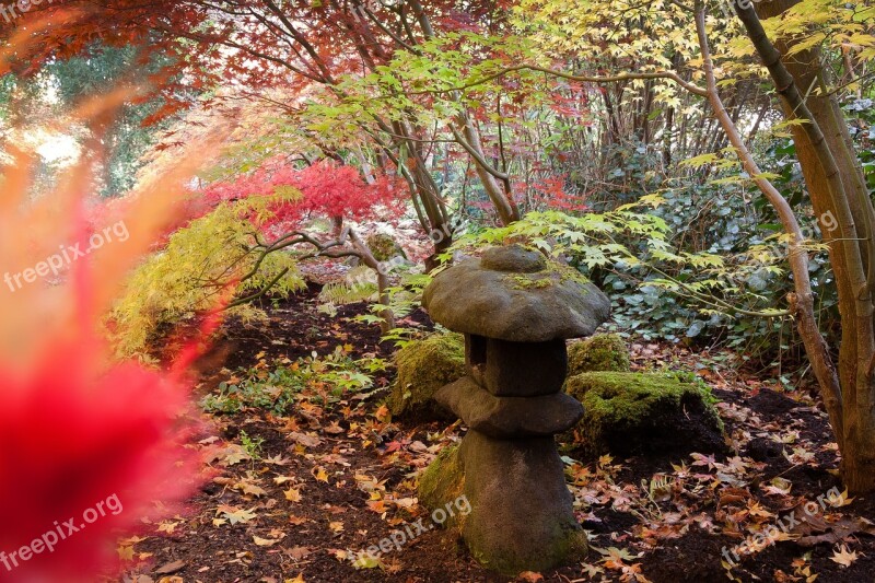 Toro Lantern Stone Tradition Buddhist Temple