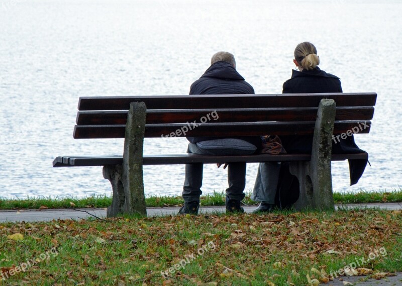 Pair Man Woman Together For Two