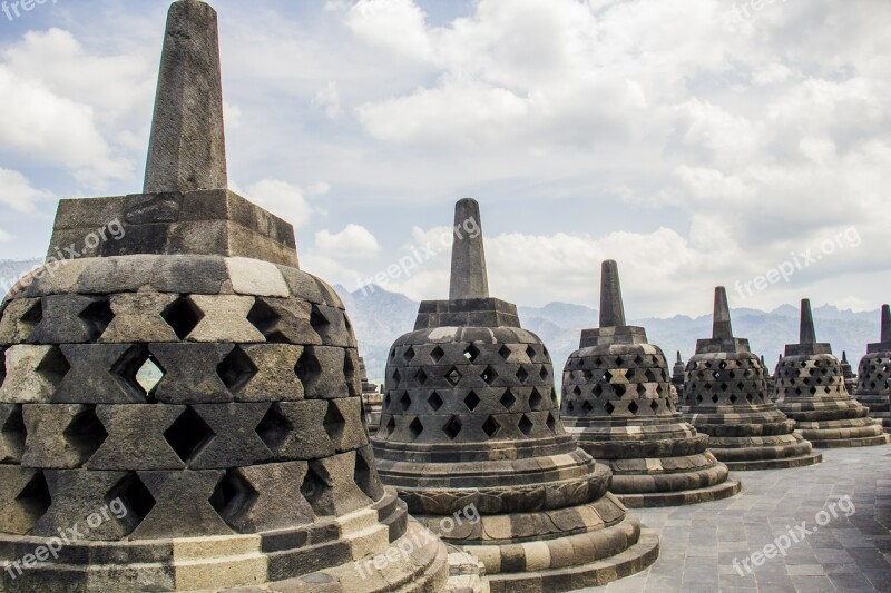 Borobudur Candi Stupa Temple Java