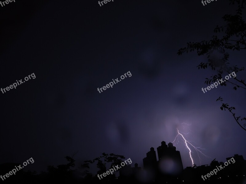 Lightning Thunder Sky Free Photos