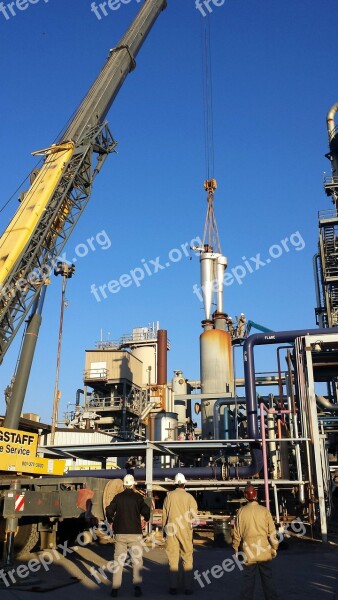 Oil Rig Industry Refinery Rig Refine