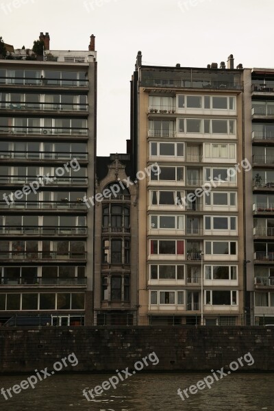 Liège Houses Liège Architectural Maas