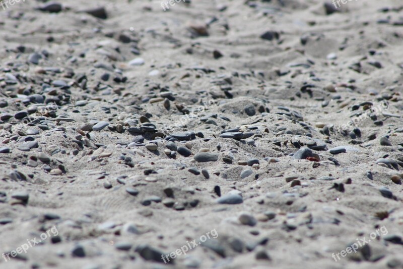 Sand Stones Beach Pebbles Background