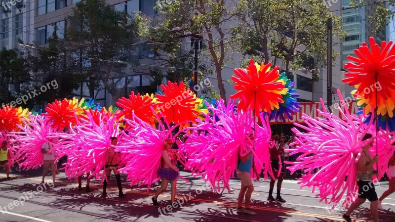 Gay Parade San Francisco Gay Pink Pride