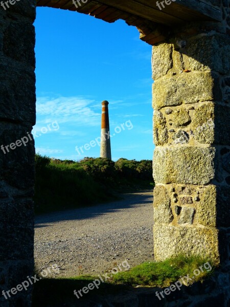 Fireplace Chimney Mine Botallack Mine St Just