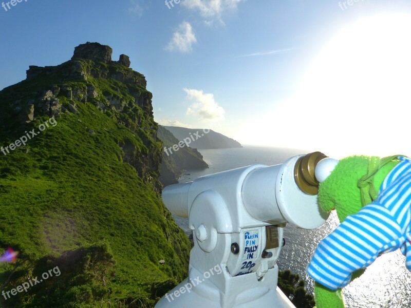 Telescope Look Kermit Frog Distance