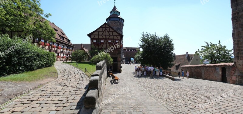 Nuremberg Castle Burghof Middle Ages German Imperial House