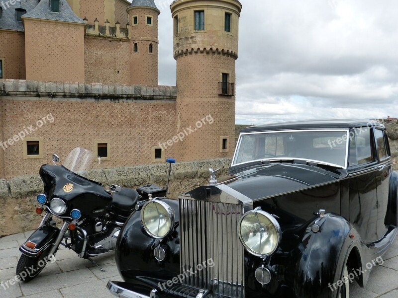 Rolls-royce Alcazar Segovia Castile Historic Center