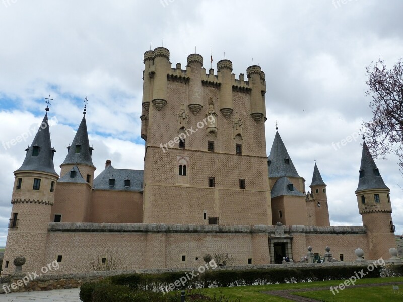 Alcazar Fortress Segovia Spain Historic Center