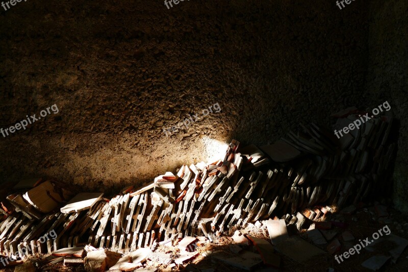 Brick Tile Old Stock Storage