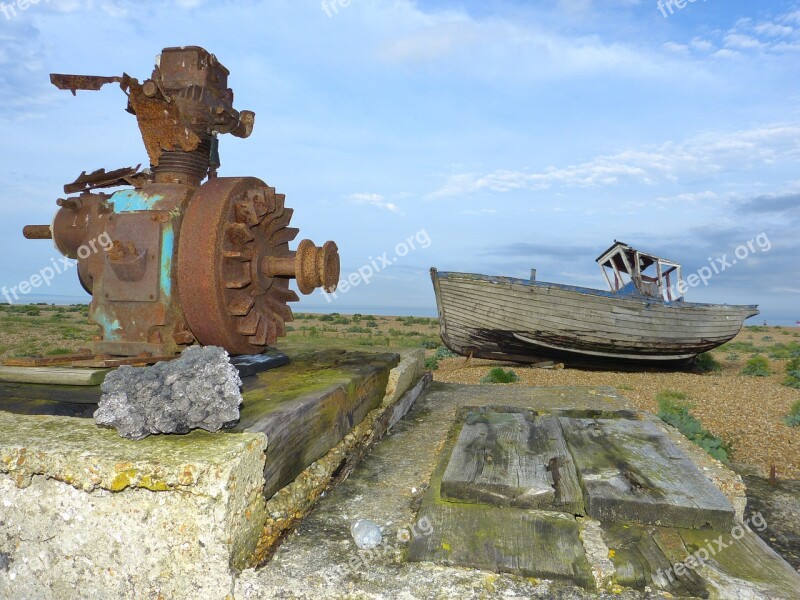 Dungeness Romney Marsh England Kent South Beach Gland