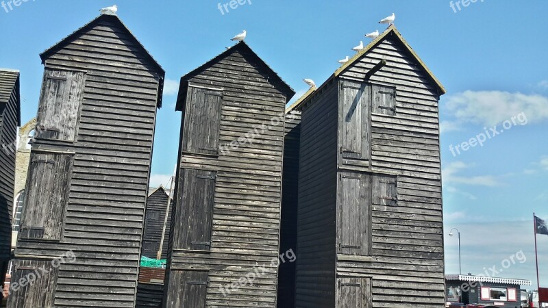 Hastings East Sussex Seaside Resort Fishing Village England