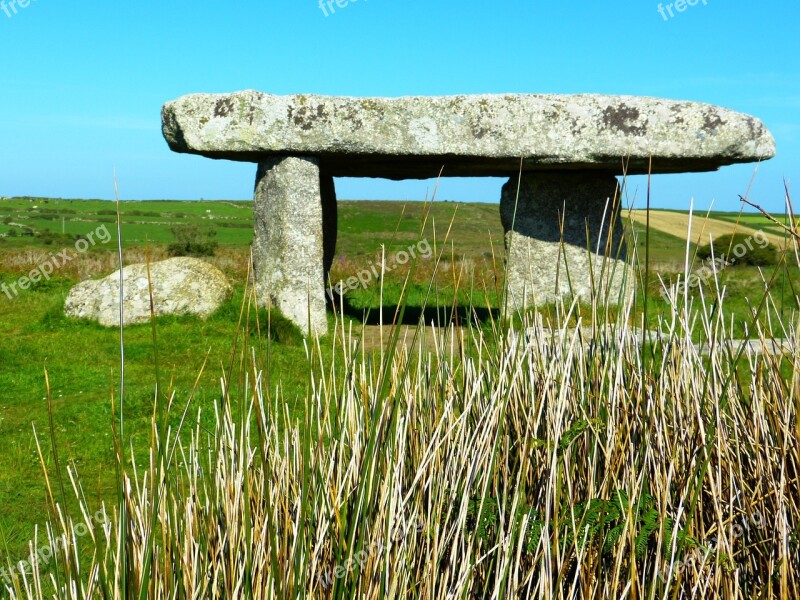 Lanyon Quoit Quoit Giant's Giant's Table Cornwall South Gland